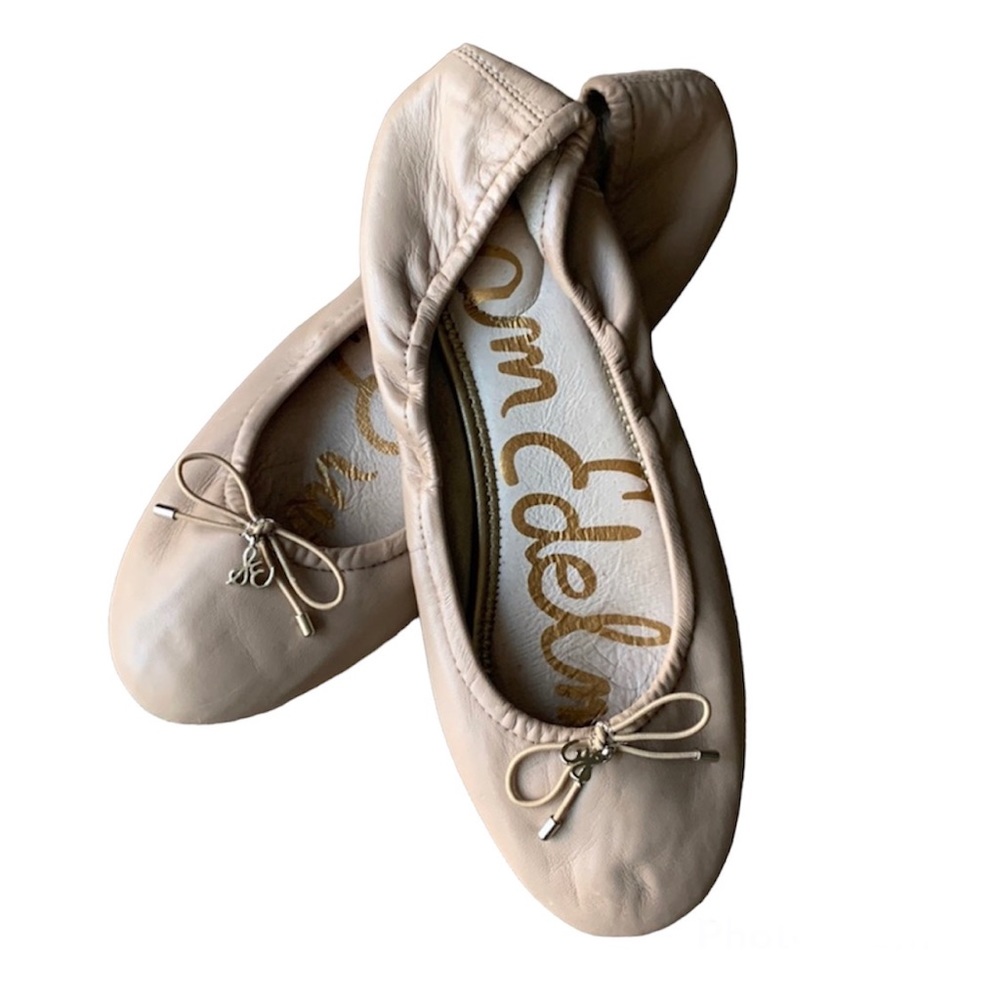 SAM EDELMAN NUDE BALLET FLATS SIZE 7.5